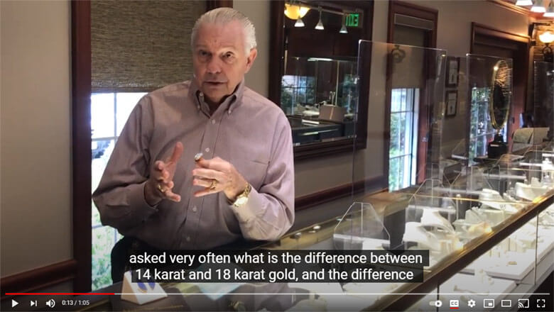 what's the difference between 14k and 18k gold?