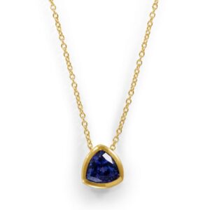 Tanzanite Pendant and Chain